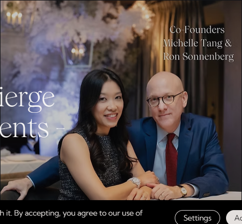 IMA ART co-founders Michelle Tang and Ron Sonnenberg
