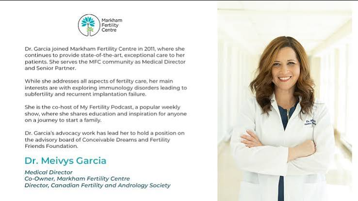 Dr. Meivys Garcia @ Markham Fertility Centre gallery photo